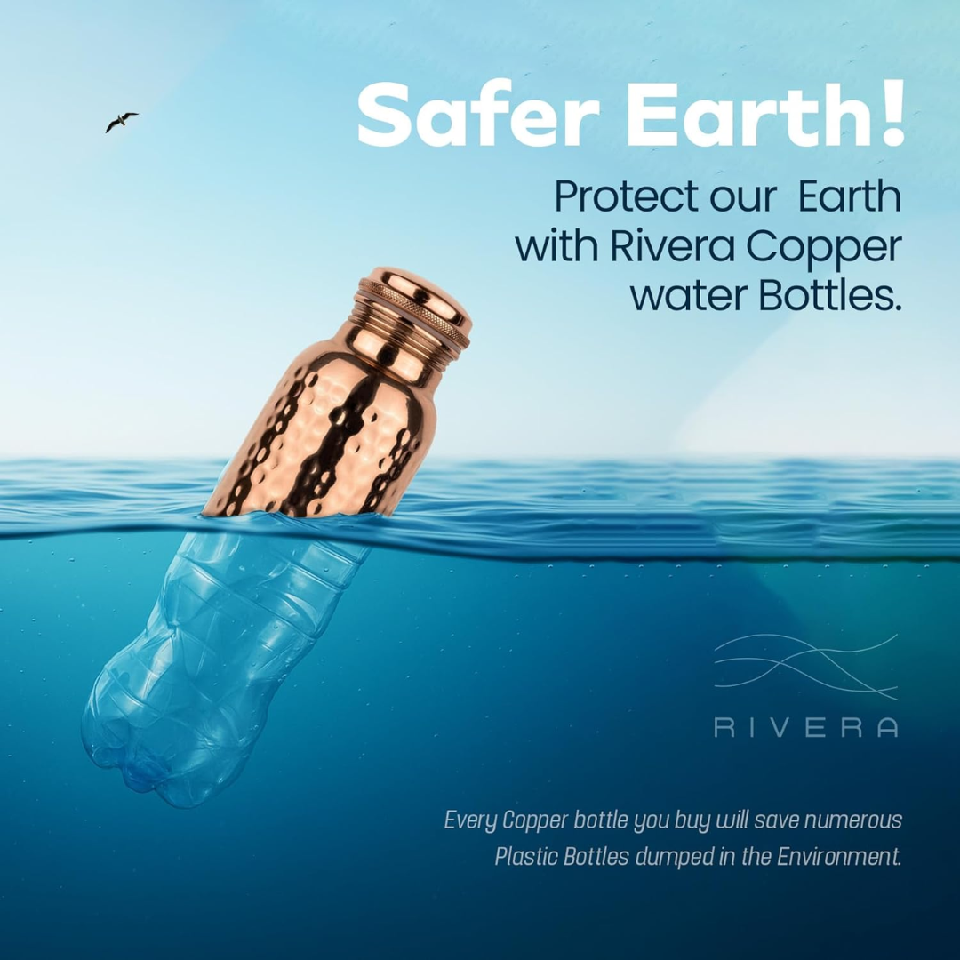 Handmade Ayurvedic Copper Water Bottle