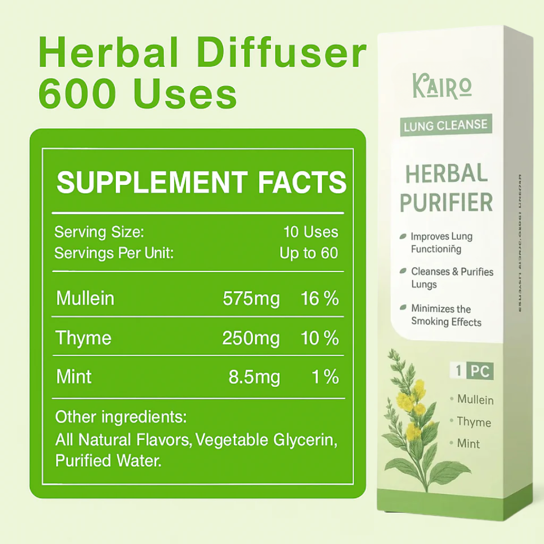 Kairo's Natural Wellness Diffuser (New Smoke-Free Technology)