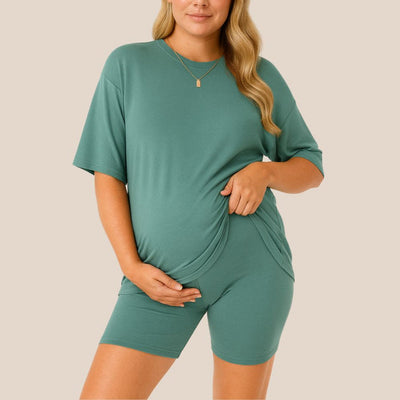 Two-Piece Maternity Summer Lounge Set