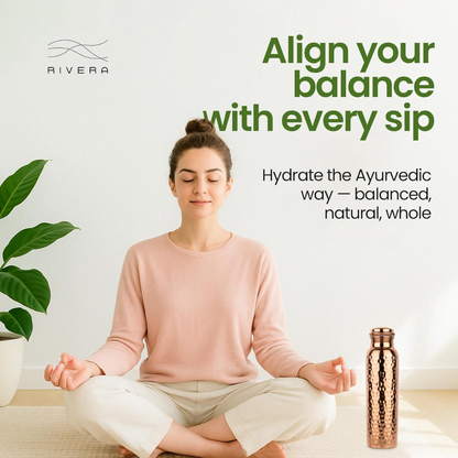 Handmade Ayurvedic Copper Water Bottle