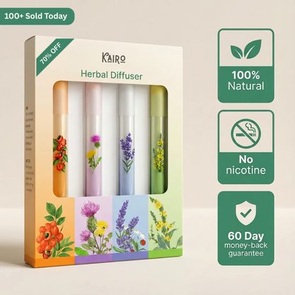 Kairo Herbal Diffuser - Quit Smoking Without Nicotine, Tobacco, or Addiction