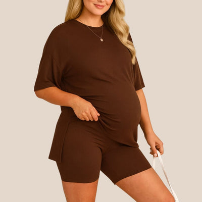 Two-Piece Maternity Summer Lounge Set