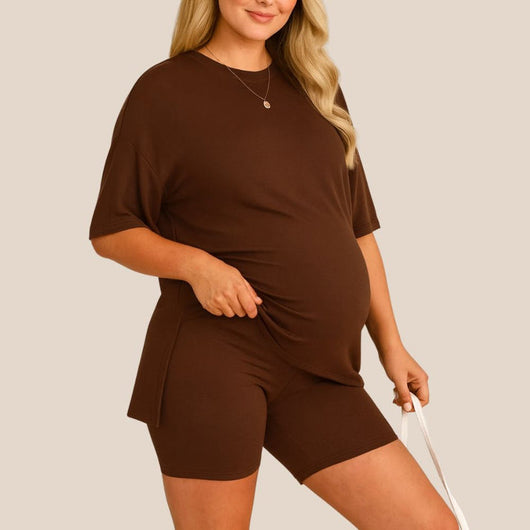 Two-Piece Maternity Summer Lounge Set