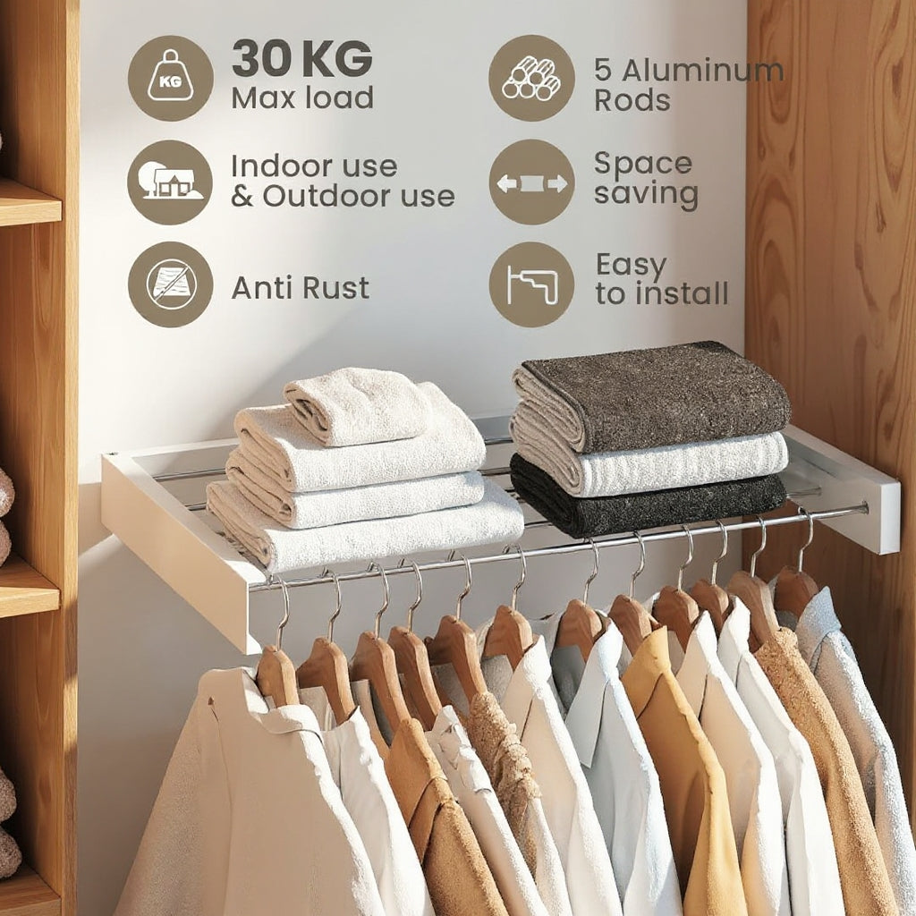 Foldable Space Saving Drying Rack